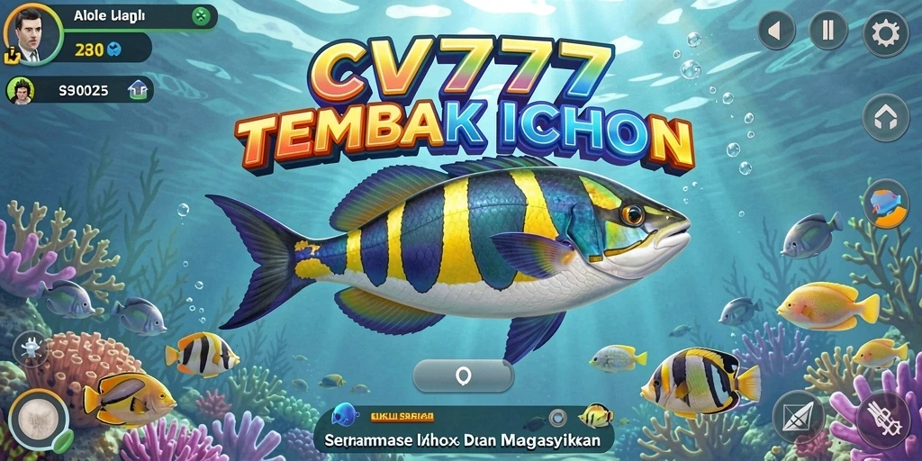 Tampilan gameplay Tembak Ikan yang seru di CV777.