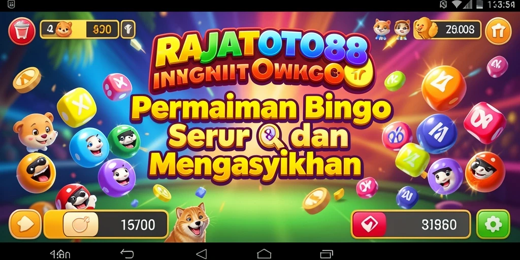 Tampilan gameplay Bingo yang seru di RAJATOTO88.
